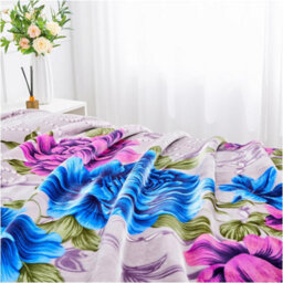 Gc Gaveno Cavailia Floral Weighted Blanket For Adult 200 X 240 Cm 2 Ply Sherpa Fleece Insomnia Stress Fleece Bed Throw Blanket 7Kg - thumbnail 5