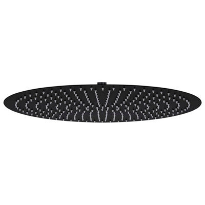 Walplus Rain Shower Head Stainless Steel 50 Cm Round Black - image 1