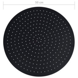 Walplus Rain Shower Head Stainless Steel 50 Cm Round Black - thumbnail 7