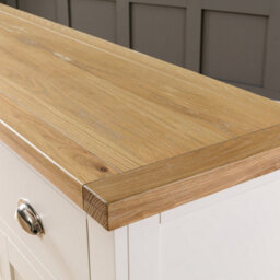 The Furniture Market Cheshire Cream Painted Large 3 Drawer 3 Door Sideboard - thumbnail 7