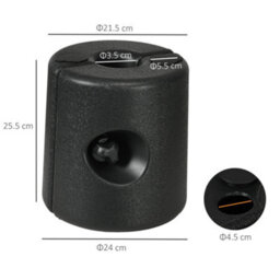 Outsunny Gazebo Weights Set Of 4 For Pop Up Gazebo, 48Kg - thumbnail 3