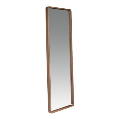 Angel Cerda Elegant Rectangular Walnut Wall Mirror For Modern Interiors - image 1