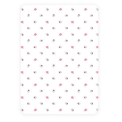 Hello Kitty Double Fitted Sheet Kids Polycotton White Bedding Bed Sheet - image 1