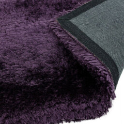 Purple Handmade , Luxurious , Modern , Plain , Shaggy , Sparkle Easy To Clean Rug For Living Room, Bedroom - 160Cm X 230Cm - thumbnail 4