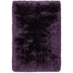 Purple Handmade , Luxurious , Modern , Plain , Shaggy , Sparkle Easy To Clean Rug For Living Room, Bedroom - 160Cm X 230Cm - thumbnail 1