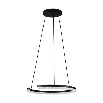 Luminosa Lighting Luminosa Greamy 46Cm Integrated Led Pendant Ceiling Light Sandy Black Triac Dimmable Led 21W 1365Lm 3000K - image 1
