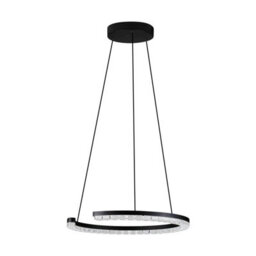 Luminosa Lighting Luminosa Greamy 46Cm Integrated Led Pendant Ceiling Light Sandy Black Triac Dimmable Led 21W 1365Lm 3000K