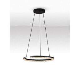 Luminosa Lighting Luminosa Greamy 46Cm Integrated Led Pendant Ceiling Light Sandy Black Triac Dimmable Led 21W 1365Lm 3000K - thumbnail 4