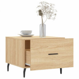 Walplus Coffee Tables 2 Pcs Sonoma Oak 50X50X40 Cm Engineered Wood - thumbnail 4
