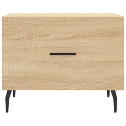 Walplus Coffee Tables 2 Pcs Sonoma Oak 50X50X40 Cm Engineered Wood - thumbnail 6