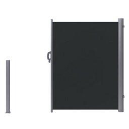 Beliani Side Awning Dorio 305 Cm 160 Cm Graphite Grey - thumbnail 5