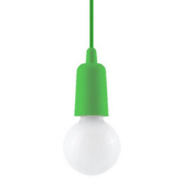 Sollux Lighting Diego Polyvinyl Chloride (Pvc) Green 1 Light Classic Pendant Ceiling Light - thumbnail 3