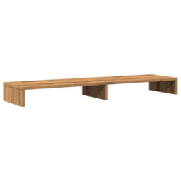 Walplus Monitor Stand Artisian Oak 100X27X10 Cm Engineered Wood - thumbnail 2