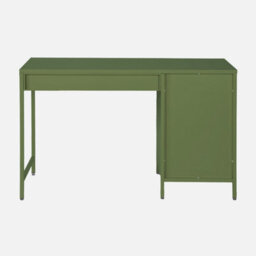 Sweeek - Laminated Steel Children's Desk 1 Drawer Khaki Green 120X50X75 Cm - Soho - thumbnail 4