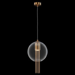 Luminosa Lighting Luminosa Maytoni Flusso Ii Modern Slim Pendant Ceiling Light Bronze Gu10 - thumbnail 4