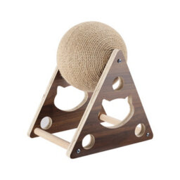 Living And Home Cat Scratching Ball Natural Sisal Board Scratcher Pet Toy - thumbnail 2