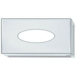 Beliani Tissue Box Charly Glass Silver - thumbnail 6