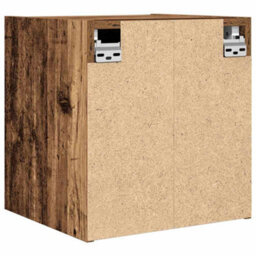 Berkfield Wall-Mounted Bedside Cabinets 2 Pcs Old Wood 38X34X40 Cm - thumbnail 9