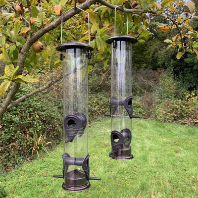 Selections Large Hanging Bird Seed Feeders (Set Of 2) - image 1