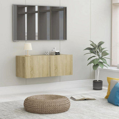 Berkfield Tv Cabinet Sonoma Oak 80X30X30 Cm Engineered Wood - image 1