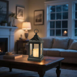 Bright Zeal Set Of Two 24Cm Tall Vintage Decorative Candle Lanterns - thumbnail 7