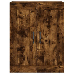 Berkfield Elegant Highboard Smoked Oak 69.5X34X180 Cm Engineered Wood - thumbnail 6