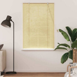 Walplus Window Blinds & Shades With Curtains Manual Natural Bamboo - thumbnail 3