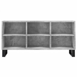 Berkfield Sturdy Tv Cabinet Concrete Grey 103.5X30X50 Cm Engineered Wood - thumbnail 4