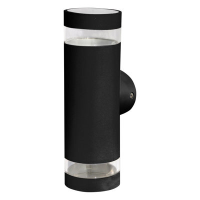 Nxtgen Lincoln Led Round Up And Down Light 18W All-Weather Tri-Colour Cct Black