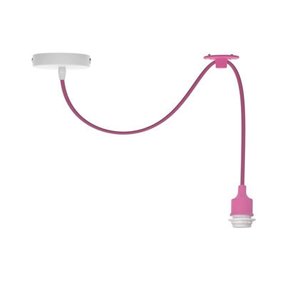 Vintage Spider Ceiling Light Pendant Lamp 2M - Pink - image 1