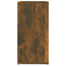 Berkfield Elegant Shoe Cabinet Smoked Oak 60X35X70 Cm Engineered Wood - thumbnail 8