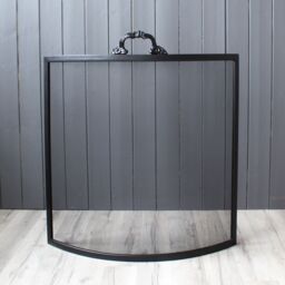 Slemcka Traditional Black Metal Fire Screen (W)0.61M - thumbnail 3