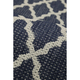 Melrose County Trellis New Navy Patterned Indoor Non-Slip Large Area Rug 160/225Cm - thumbnail 3