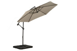 Royalcraft Ivory 3M Standard Cantilever Powder Coated Parasol With Cross Stand - thumbnail 3
