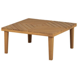 Beliani Bistro Set With Cushions Baratti Acacia Wood Brown - thumbnail 7