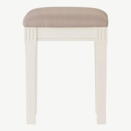 Statement Furniture Gainsborough Vintage Cream Upholstered Stool - thumbnail 4