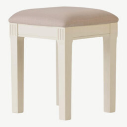 Statement Furniture Gainsborough Vintage Cream Upholstered Stool - thumbnail 5