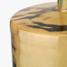 Pacific Lifestyle Amber Recycled Glass Bottle Vase - thumbnail 5
