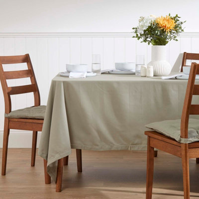 Homescapes Grey Tablecloth 178 X 300 Cm - image 1