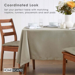 Homescapes Grey Tablecloth 178 X 300 Cm - thumbnail 8