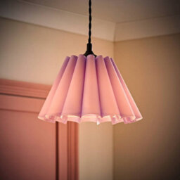 Valuelights Lauren Lilac Fabric Pleated Scallop Edge Tapered Ceiling Floor Table Lamp Shade (D)25Cm - thumbnail 5