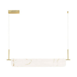 Luminosa Lighting Luminosa Aider Bar Pendant Ceiling Light Brass Gold Triac Dimmable Led 35W 2219Lm 3000K