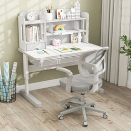 Adjustable Kids Desk Chair Grey - thumbnail 7