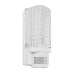 Luminosa Lighting Luminosa Motion Integrated Led Pir 1 Light Outdoor Wall Light Frosted, Gloss White Ip44 - thumbnail 3