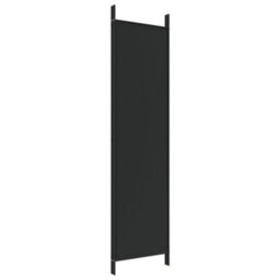 Berkfield 4-Panel Room Divider Black 200X200 Cm Fabric - thumbnail 6