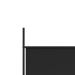Berkfield 4-Panel Room Divider Black 200X200 Cm Fabric - thumbnail 7