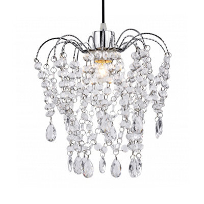 Innoteck Luxury Chandelier Style Teardrop Pendant Lightshade - image 1