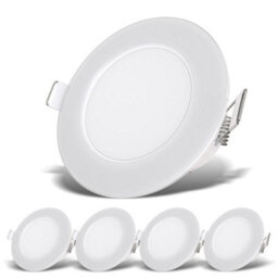 B.k.licht Mains-Powered Led White Neutral White Light Recessed Downlights Pack Of 5 - thumbnail 7