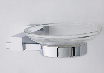 Luxury Living Roma Bathroom Soap Dish And Holder - image 1