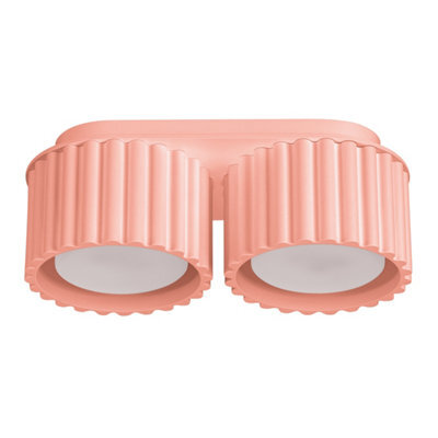 Luminosa Lighting Luminosa Aura Surface Mounted Downlight Peachy 2X Gx53 - image 1